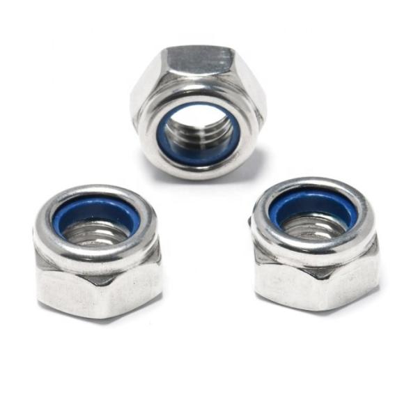 Stainless M5 Flange Nylock Hex Nut Alloy Steel Fasteners