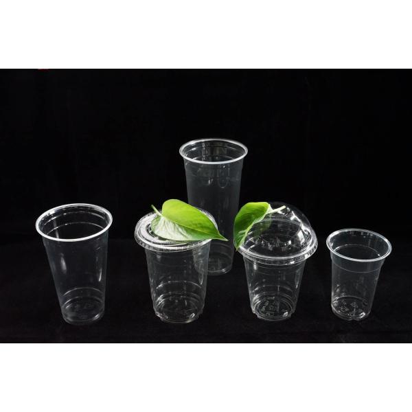 Clairement once compostable 90mm des tasses 24 de PLA de 100% jetables