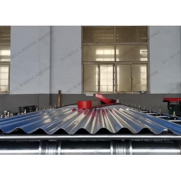 PLC гофрировал настилать крышу крен машины 1250mm полностью автоматический формируя машину