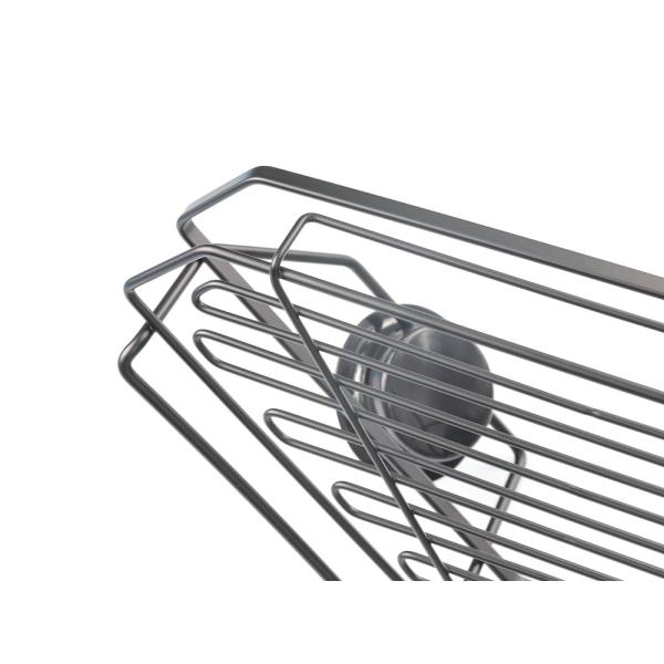 Чернота окислила вися угловую стену полки ливня установила OEM ISO9001 ODM полок