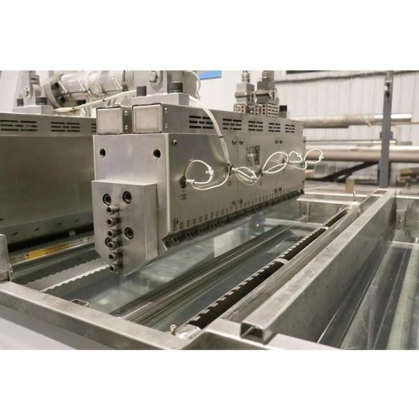 Línea de estirado de extrusión de cinta de hilo plano para bolsas tejidas PE PP 250m/min