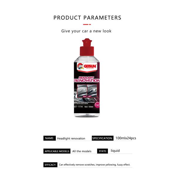 Faisceau hydrosoluble Rénovation Restauration Polissage composé ODM