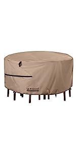 Furniture Cover 600D Waterproof Large Heavy Duty Outdoor Furniture Set Covers with Anti-UV and Wind-Proof Suitable