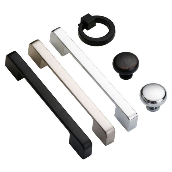 Modern Customizable Metal Aluminum Alloy Furniture Hardware Accessories Wardrobe Cabinet Bedroom Living Room Furniture Handle