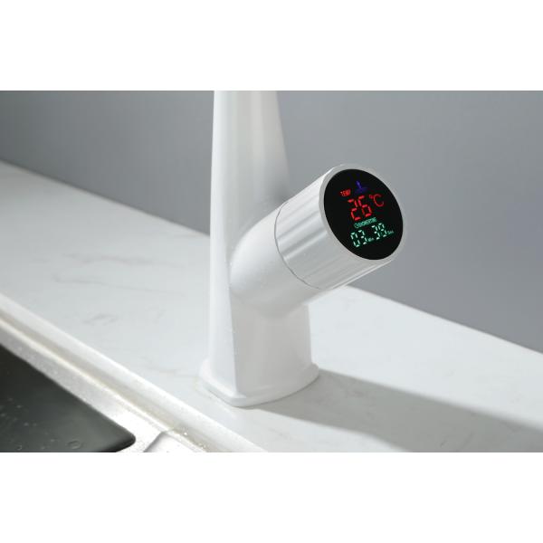 Modern Kitchen Sink Mixer Taps with Pull Out Spray and Single Handle Copper Faucet