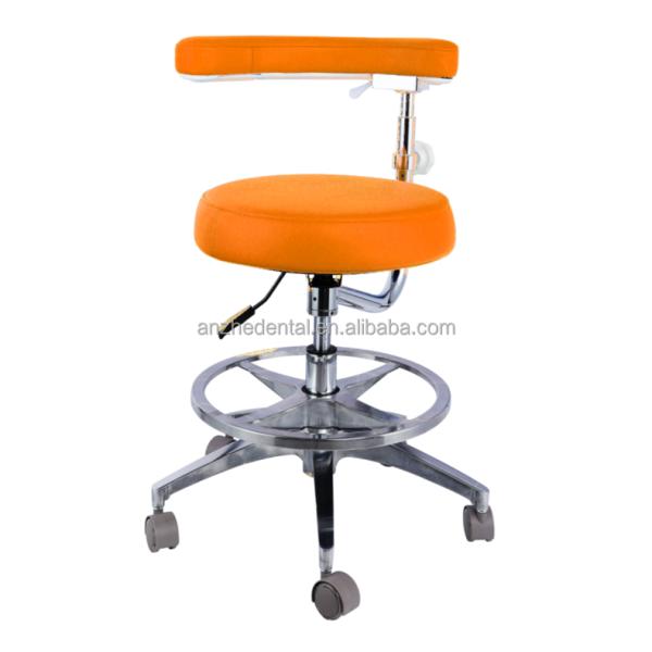 Высота регулируемая больничная мебель кресло микроволокно кожа круглое лицо стоматологический стул