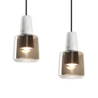 Modernos creativos de vidrio colgando lámpara de luz de lámpara de luz de vidrio para el comedor