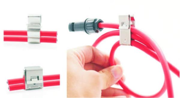 Corrosion Resistant Stainless Steel Solar Panel Photovoltaic System PV Cable Fixing Clips
