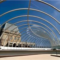 Impact Proof Polycarbonate Solid Sheets For Flexible Building Canopy Awning