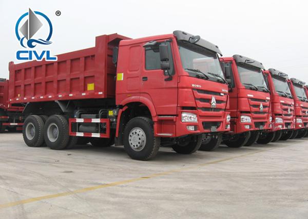 Sinotruk Howo 6x4 10 Wheel tipper truck  Heavy Duty Dump Truck For Sand And Stone