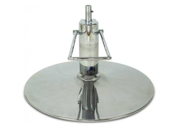 Chrome Steel Barber Chair Accessories Round Hydraulic Base With 1 Year Warranty