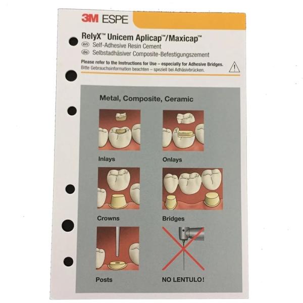 3M ESPE Relyx Unicem Aplicap Dental Self Adhesive Resin Cement