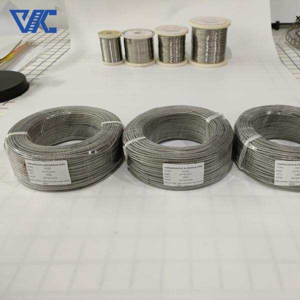 PVC/Silicone/FEP/Aço inoxidável/Fibra de vidro Isolamento K / J/E/T/N Tipo de termoparte Compensação de fio Extension Wi