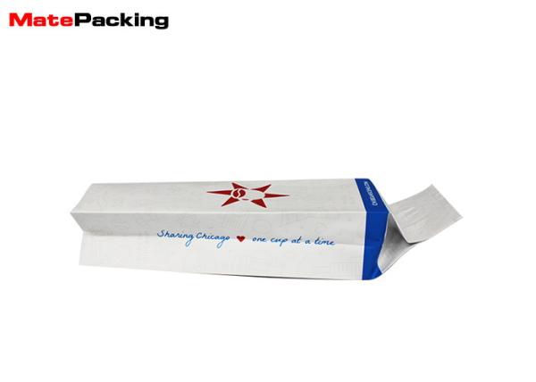 Self Adhesive Seal Side Gusset Pouch Foil Lamination Moisture Proof Valve Tin Tie