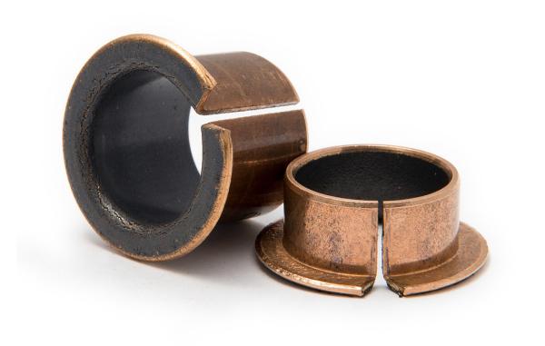 Weave Fiber Reinforced  Bronze Steel Bushing Size Custom Assembly