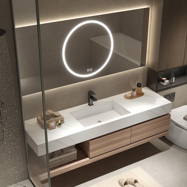 E1 Environment Standard Modern Bathroom Vanity Furniture for Customized Bathrooms