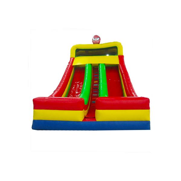 Children Fun Park Inflatable Spider Man Slide For Rentals
