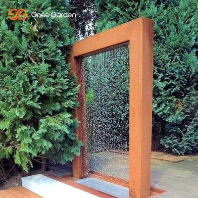 bens de aço rústicos decorativos grossos da parede da água de 3mm Corten