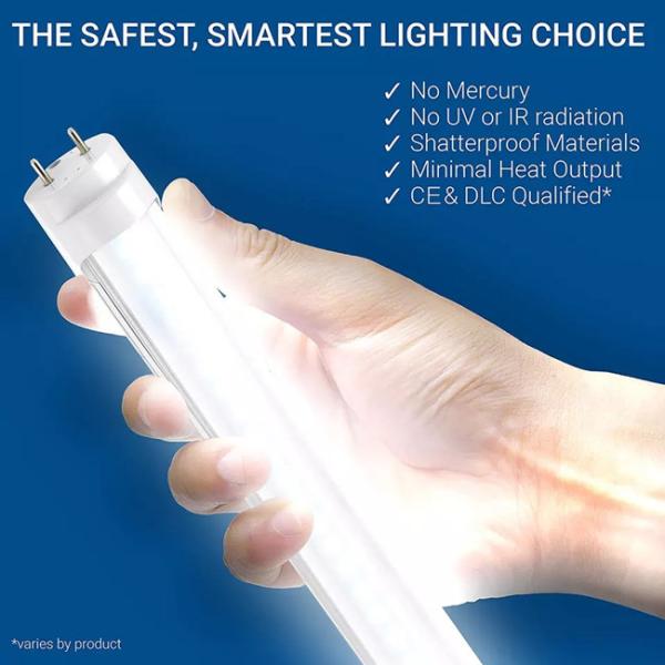 T8 transparente conduziu o tubo fluorescente da resistência 4ft do envelhecimento de calor da luz do tubo