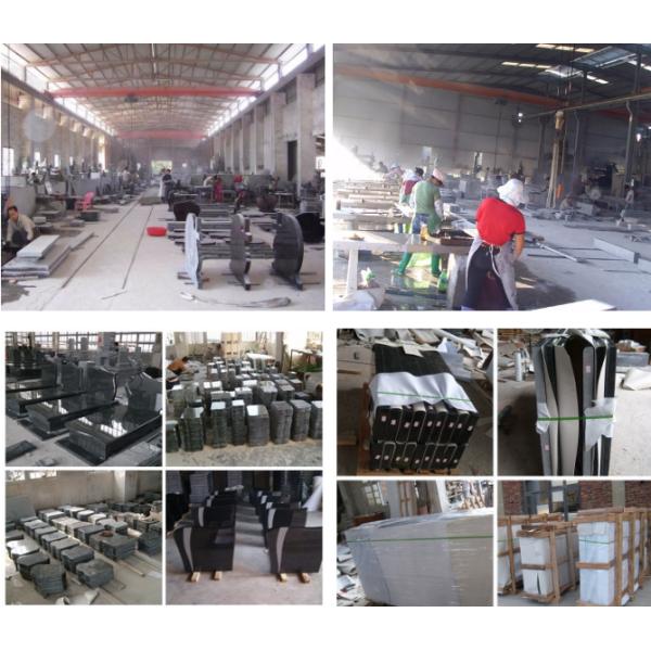 Уникальный черный могильный камень гранита, персонализированные отметки могилы надгробной плиты