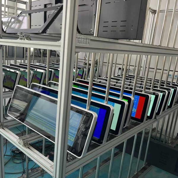46.6 дюймовый ультраширокорасширенный панельный монитор Android Lcd Display Shelf Рекламная реклама Цифровая вывеска Шелковый экран