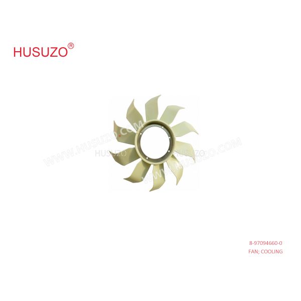 UCS55 4JB1 Isuzu Engine Parts Cooling Fan 8970946600 8-97094660-0