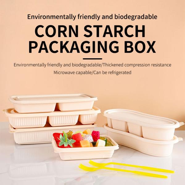 Emballages alimentaires biodégradables à plusieurs compartiments