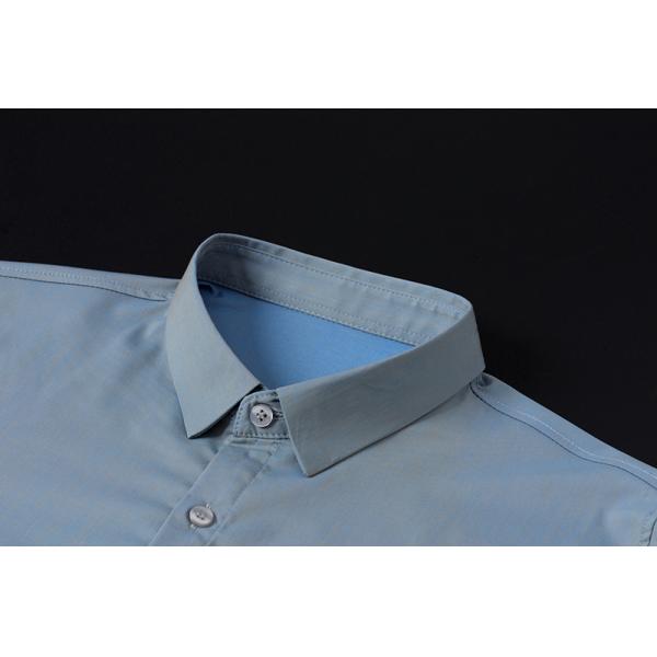 Camiseta masculina de talla grande con revestimiento de viscosa y mangas largas de algodón de poliéster