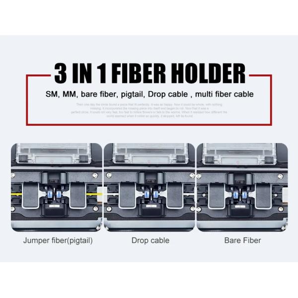 AI-10A Fiber Optic Fusion Splicer 6 Motors FTTH Melting Machine