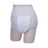 Pantalons d'incontinence pour adultes confortables jetables, sous-vêtements avec feuille arrière en PE