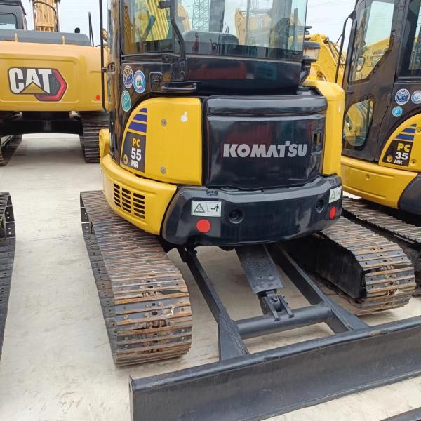 5.5 toneladas Excavadora hidráulica usada PC55 PC55MR Komatsu Mini Excavadora de rastreo