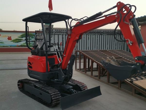 EPA mini excavator zero tail swing with Kubota engine mini digger excavator