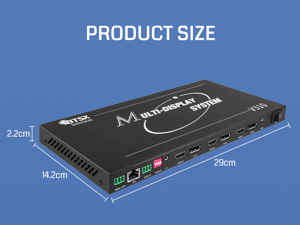 8K Ultra HD Video Wall Controller with FPGA Architecture and Plug and Play Multi-Screen Display Controller