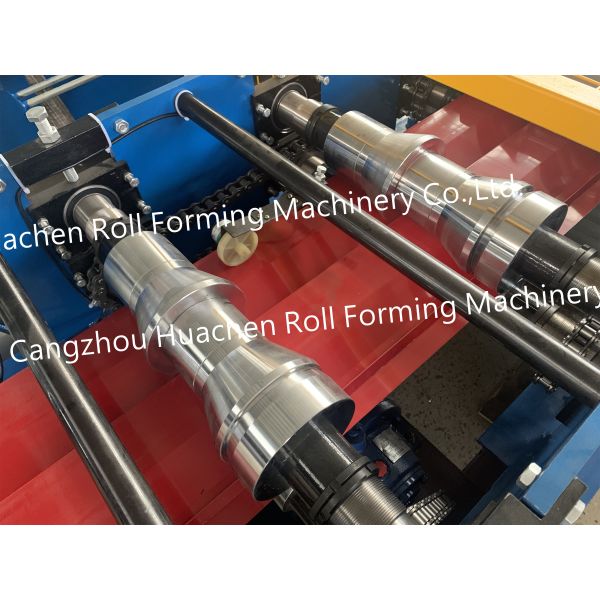 Glazed Roof Tile Sheet Making Machine Press Step Glazed Tile Roll Former Line