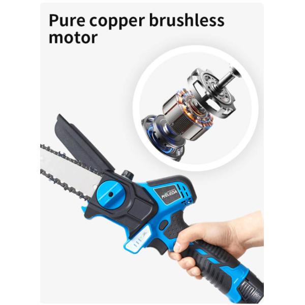 Безщеточный электрический Woodworking батареи иона Li цепной пилы 6 дюймов