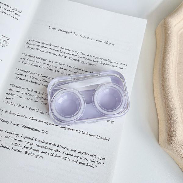 Коробка контактных линзов OEM косметическая для контейнера держателя набора перемещения глаз