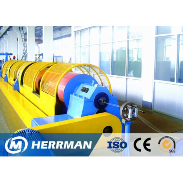 Aluminum / Steel Wire Cable Machine Tubular Stranding Machine With Pay Off Stand