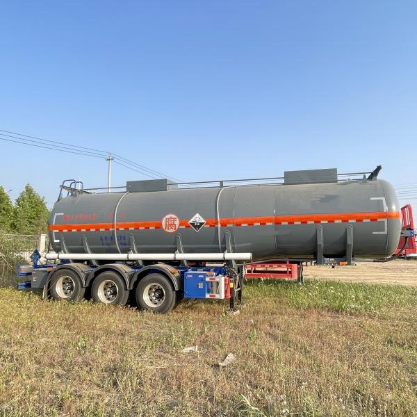 Chemical Transport Tank Trailer for Sodium Hypochlorite Max Payload 15001-20000 kg