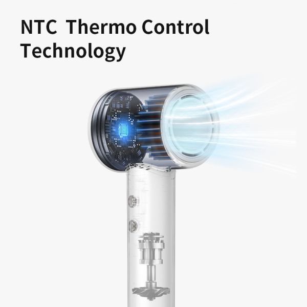 China Factory Direct Sale Smart Lightweight Negative Lon Intelligent Temperature Control Hair Dryer with Diffuser