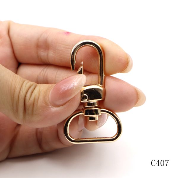 Gold Nickel 19mm Small Snap Hook For Bag Durable Bag Accessory Hook