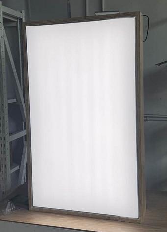 Timber LED Light Box, Illuminated Poster Display