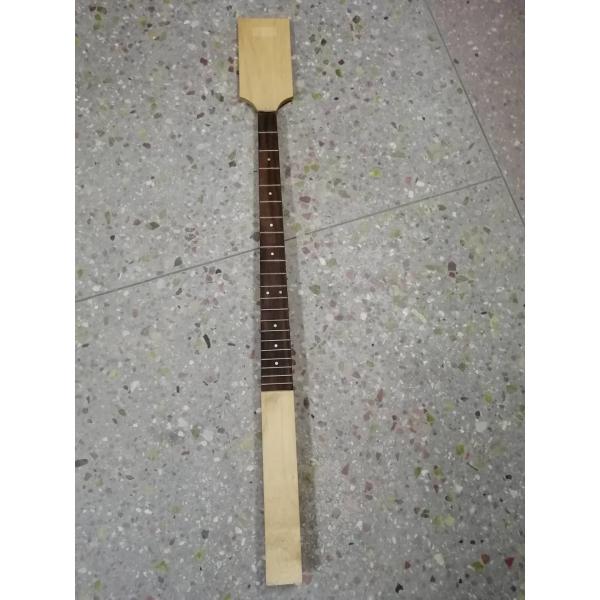 Custom Grand Paddle Guitar Headstock Unfinished Roasted Maple ST Guitar Neck Electric Acoustic Guitar Accept Kinds OEM
