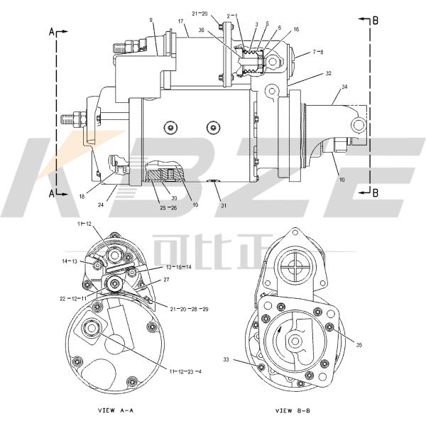 6V-5720 106-8559 CAT C7 3116 3126 ENGINE 24V 12T 8.1KW STARTER MOTOR 104-7040 10461153 10461395 207-1517 207-1519 FOR E320 E322 E325 EXCAVATOR