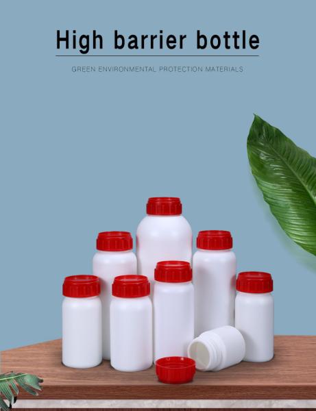 Botelha de plástico COEX vazia Botelha de reagente 500 ml Para medicamento líquido químico