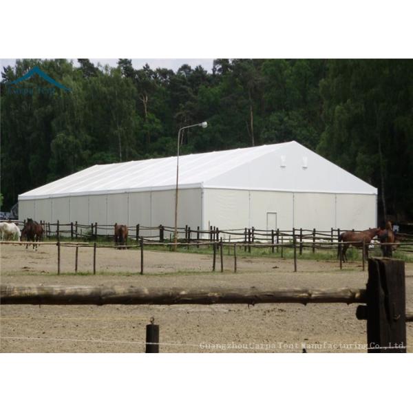 Large White Marquee Aluminium Warehouse Tents For Industry PVC Fabric
