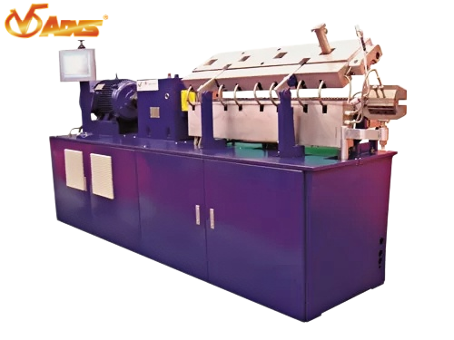 Lab Scale Twin Screw Extruder with 27mm Screw Diameter and Split Barrel Design for 380V Industrial Voltage