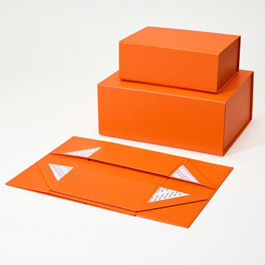 Durable Paper Collapsible Gift Box Handmade For Watch Clothes Fold Up Gift Boxes