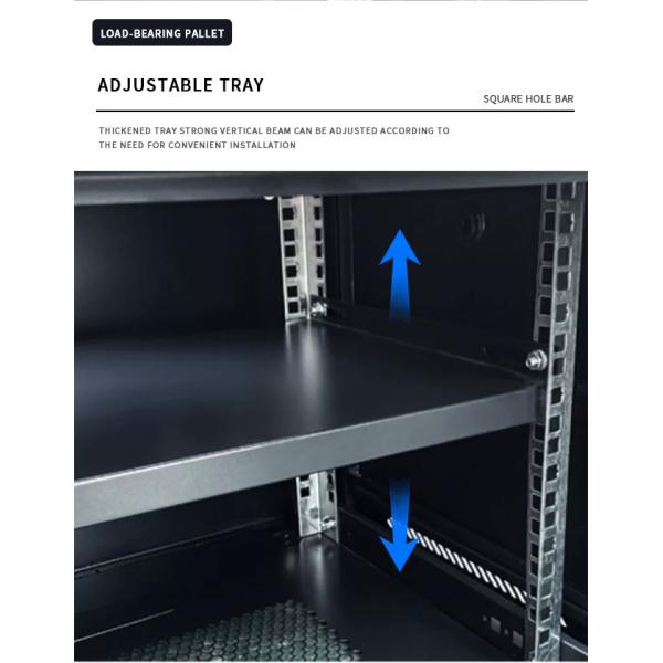 Сменяемые двери сетевой стойки Прочный стальной материал для сети