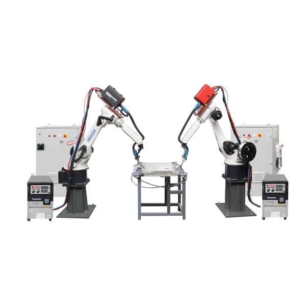 роботы заварки достигаемости 1500Мм промышленные, сварочный аппарат дуговой сварки для угла коробки шкафа