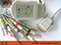 Carewell 1101 1103 Ecg Wire Banana 4.0 15 Pin Cable For Electrocardiograh